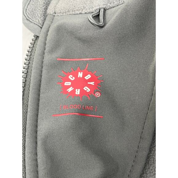 CG Habitats Tech Zip Hoodie Gray Thumb Holes Breathable Zip Pockets Jacket Small - Picture 4 of 9